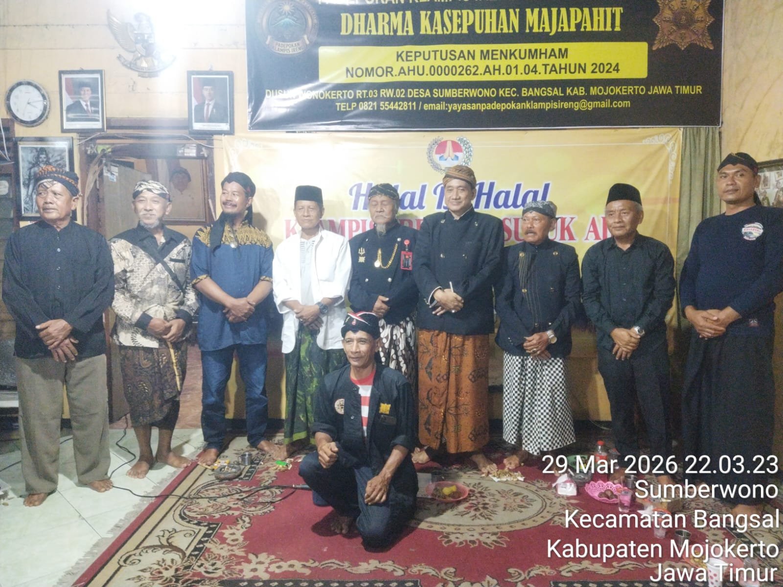 Padepokan Klampis Ireng dan Suluk aji berkolaborasi menggelar acara Halal Bihalal