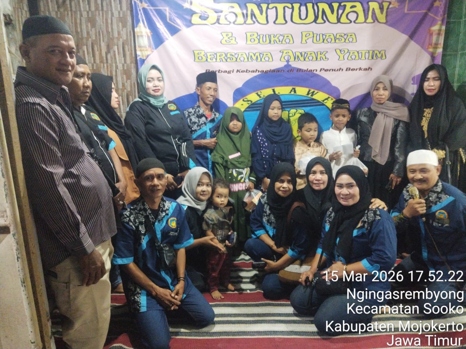 SELAWE Berbagi Bingkisan, Santunan, dan Buka Puasa Bersama Anak Yatim Berbagi Kebahagiaan di Bulan Penuh Berkah