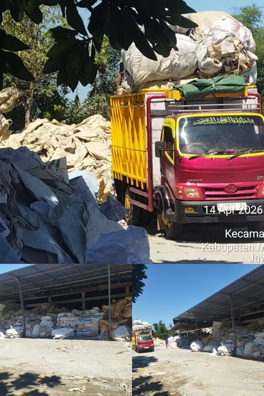 GUDANG TANPA NAMA DAN IZIN LENGKAP, USAHA DAUR ULANG JUMBO BAG DI JETIS MOJOKERTO GUDANG TANPA NAMA DAN IZIN LENGKAP, USAHA DAUR ULANG JUMBO BAG DI JETIS MOJOKERTO