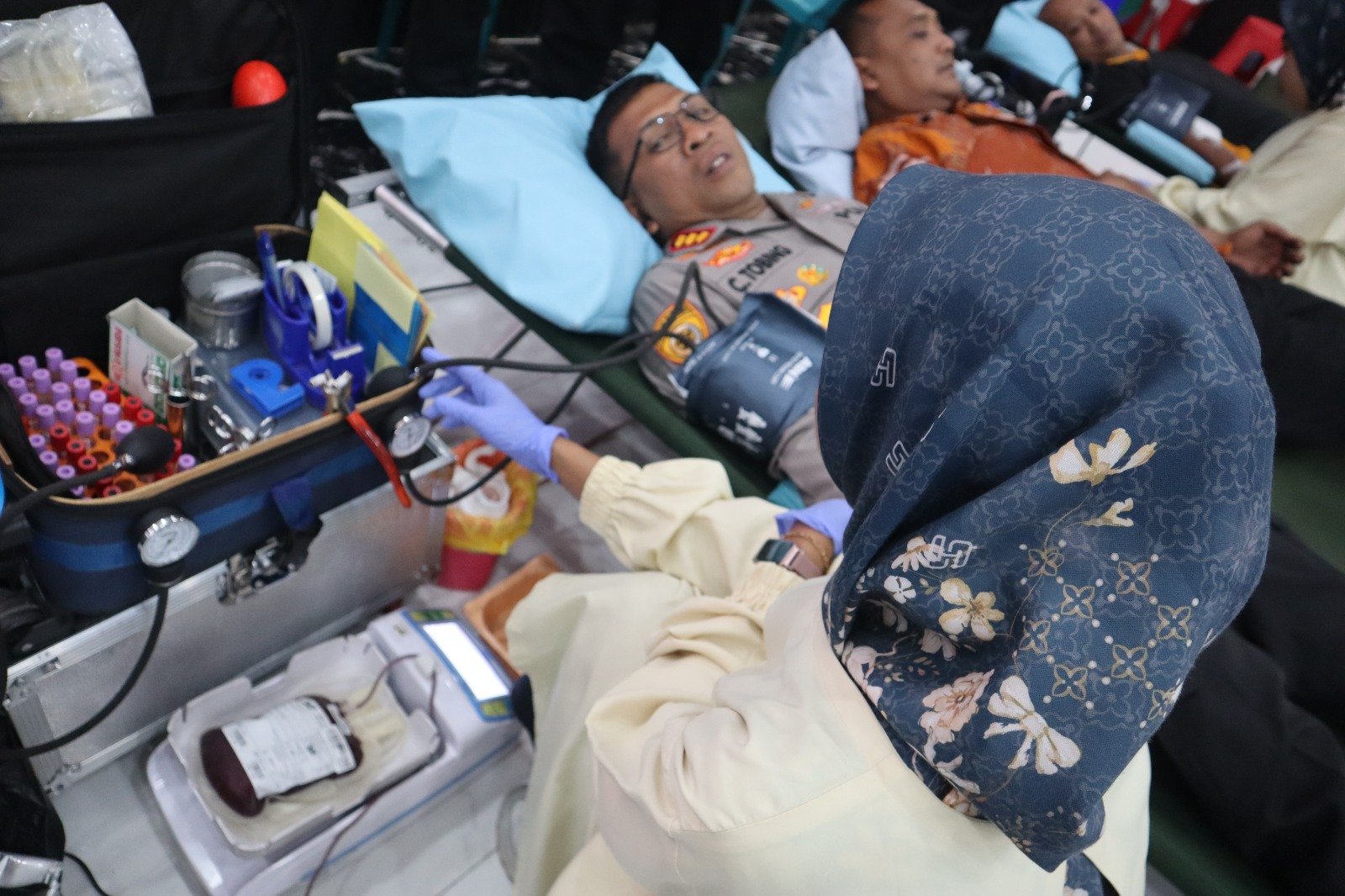 Jelang Hari Bhayangkara ke-80, Polresta Sidoarjo Gelar Donor Darah Jelang Hari Bhayangkara ke-80, Polresta Sidoarjo Gelar Donor Darah