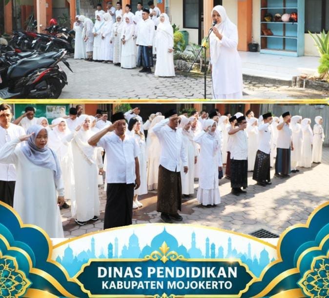 Dinas Pendidikan Kabupaten Mojokerto Peringati Hari Santri Nasional 2026 dengan Upacara Khidmat dan Nuansa Islami. Dinas Pendidikan Kabupaten Mojokerto Peringati Hari Santri Nasional 2026 dengan Upacara Khidmat dan Nuansa Islami.